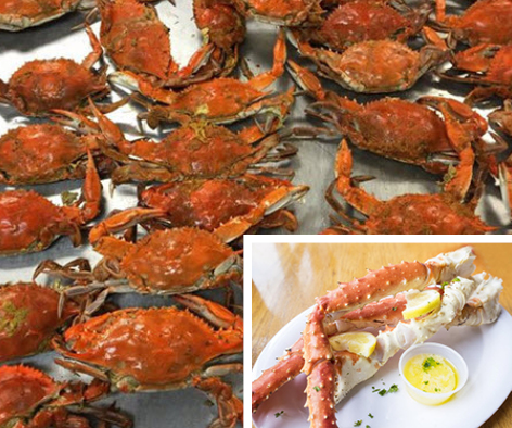 crab and king crab